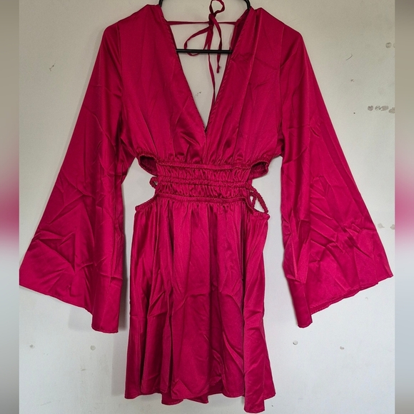 Justify Women's Dress in Vibrant Pink - Picture 1 of 7